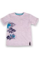 Polera Niño Gris claro Pillin