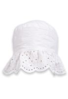 Gorro Bebé Niña Blanco Pillin