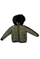 Parka con Capucha Niño Verde Pillin