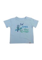 Polera Bebe Niño Celeste Pillin
