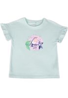 Polera Manga Corta Niña Verde Pillin
