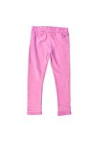 Calza Larga Lisa Niña Rosado Pillin