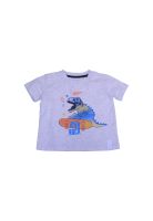 Polera Bebe Niño Gris claro Pillin