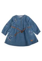 Vestido Bebe  Azul Pillin ( PVB707-25DEN )