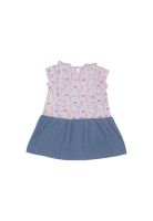 Vestido Bebe Niña Celeste Pillin