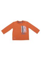 Polera Bebé Niño Manga Larga Ocre Pillin