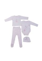 Set 4 Pzas Bebe Niña Multicolor Pillin