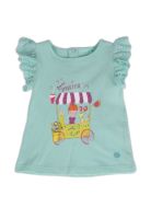 Polera Bebe Niña Turquesa Pillin