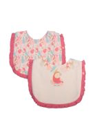 Set 2 Pzas Babero Niña Multicolor Pillín