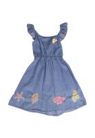 Vestido Niña Celeste Pillin