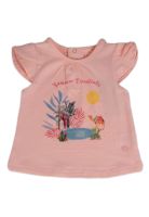 Polera Bebe Niña Naranja Pillin