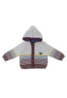 Chaleco con Capucha Bebé Niño Gris Pillin