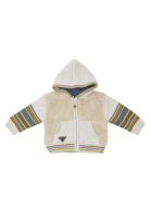 Chaleco C/Capucha Bebé Niño Crudo Pillin