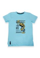 Polera Niño Turquesa Pillin