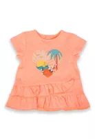 Polera Bebé Niña Naranja Pillin