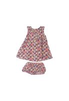 Vestido Bebe Niña Naranja Pillin