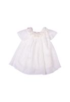 Vestido Bebe Niña Blanco Pillin