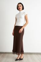 Polera Manga Corta Cuello Alto Blanco Nicopoly