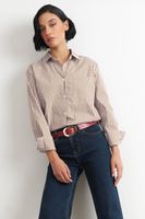 Camisa Rayas Café Nicopoly