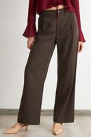 Pantalón Vestir Recto Café Nicopoly