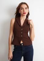 Gilet Sastre Entallado Café Nicopoly