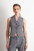 Gilet Gris Rayas Diplomáticas Nicopoly