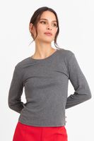 Polera Manga Larga Cuello Redondo Grafito Nicopoly