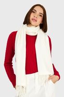 Bufanda Gruesa Blanco Invierno Nicopoly