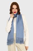 Bufanda Gruesa Azul Acero Nicopoly