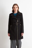 Abrigo Cierre Lateral Negro Nicopoly