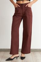 Jeans Corte Recto Café Nicopoly