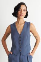 Gilet Básico Ajustable Azul Nicopoly