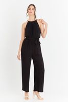 Enterito Halter Con Cinturón Lazo Negro Nicopoly