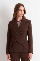 Blazer Cinturón Café Nicopoly