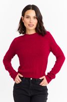 Sweater Básico Cuello Redondo Rojo Nicopoly