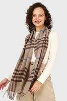 Bufanda Cuadrillé Pequeña Café Nicopoly