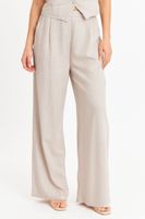 Pantalón Mezcla Lino Khaki Nicopoly