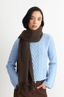 Bufanda Gruesa Mocca Nicopoly