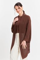 Tapado Tejido Tipo Crochet Café Nicopoly