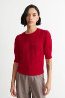 Polera Manga Corta de Hilo Rojo Nicopoly