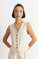Gilet Básico Ajustable Blanco Nicopoly