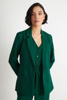 Blazer Básico De Tope Verde Nicopoly