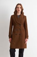 Abrigo Solapa Redonda Café Nicopoly