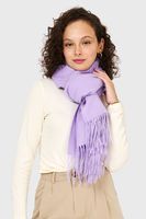 Bufanda Gruesa Lila Nicopoly