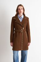 Abrigo Cierre Lateral Café Nicopoly