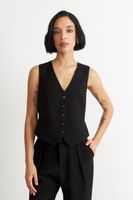 Gilet Básico Ajustable Negro Nicopoly