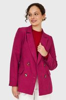 Blazer Cotelé Burdeo Nicopoly