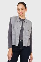 Sweater Gilet Gris Nicopoly