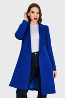 Abrigo 4 Botones Azul Eléctrico Nicopoly