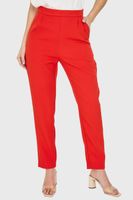 Pantalón Tiro Alto Básico Rojo Nicopoly